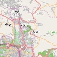 post offices in Palestine: area map for (8) Al Ram